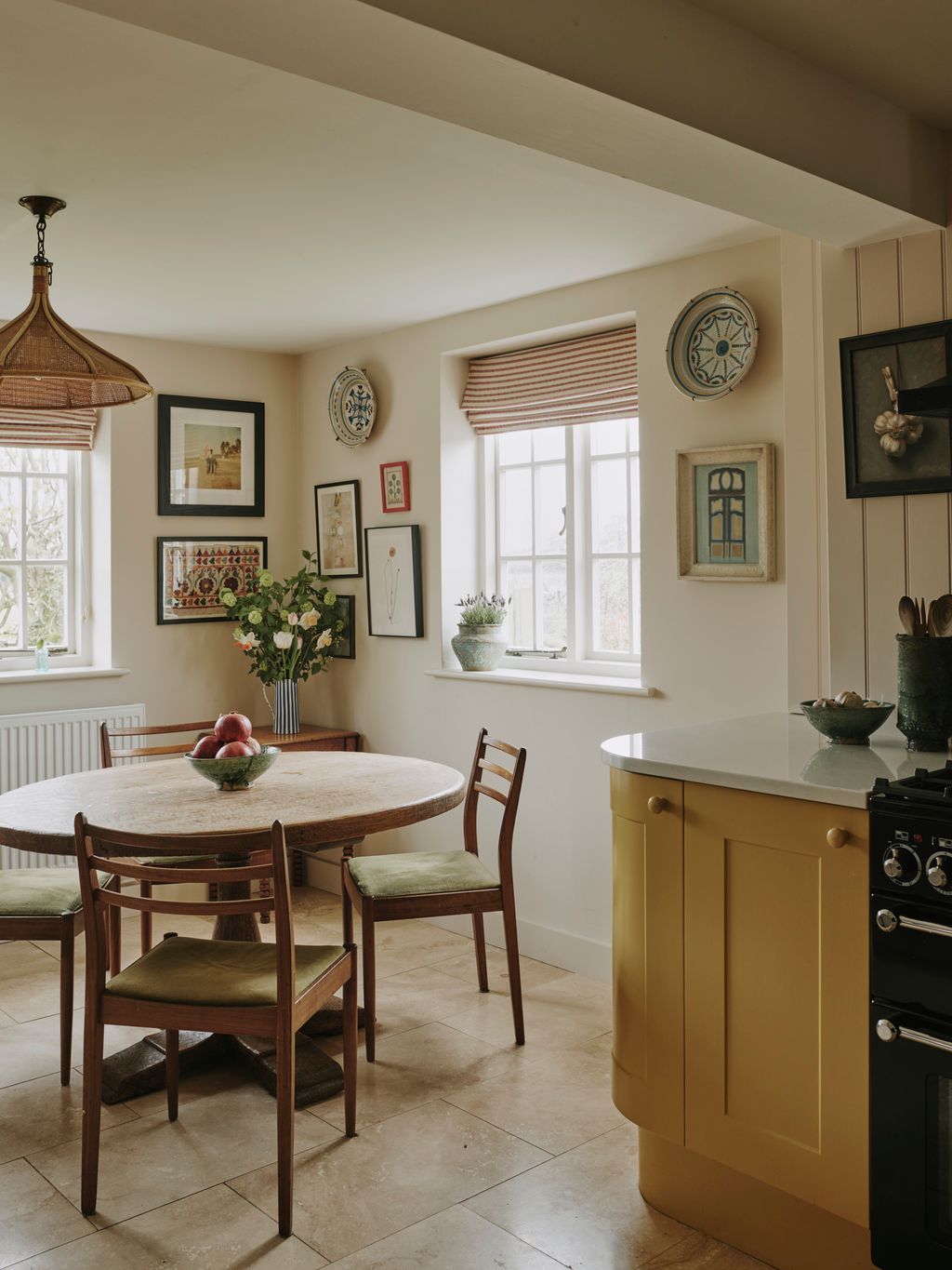 Image may contain Furniture Chair Room Indoors Flooring Table Dining Table Wood Home Decor and Floor