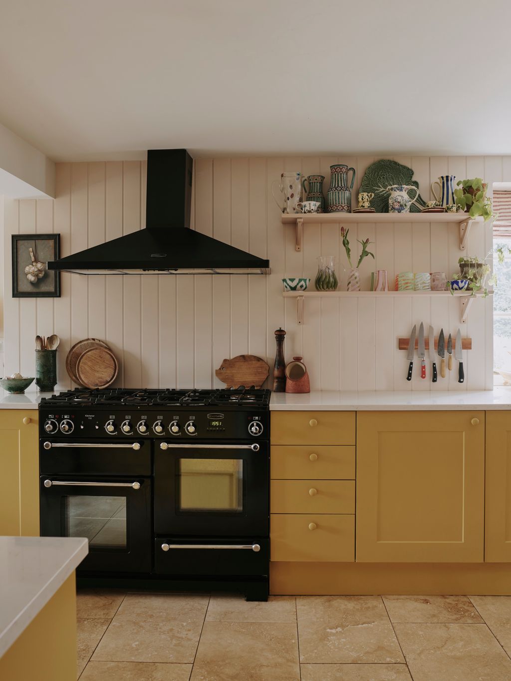 Image may contain Room Indoors Furniture Kitchen Interior Design Oven and Appliance