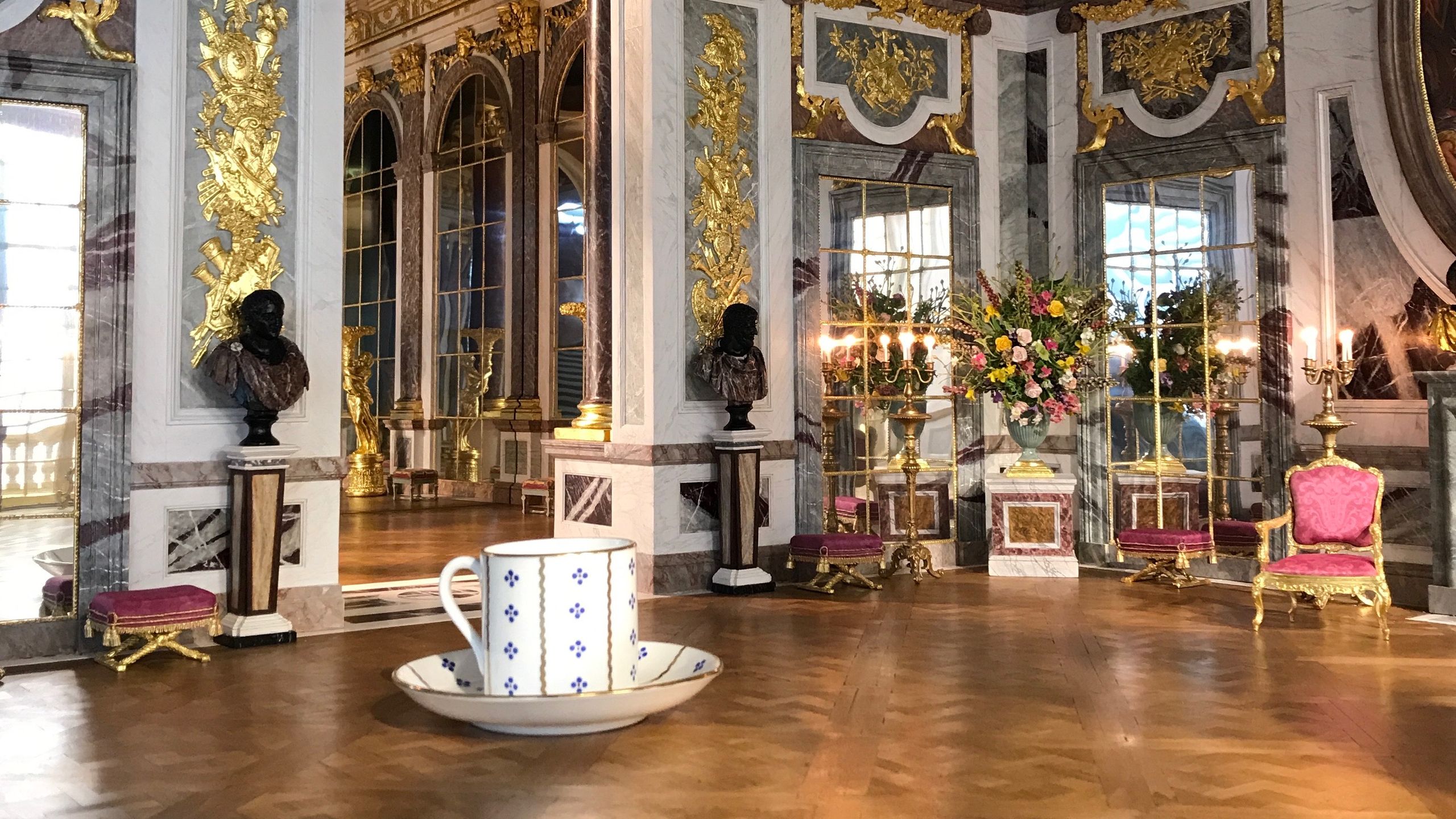 Image may contain Flooring Floor Housing Mansion House Building Palace Architecture Church Altar and Banister