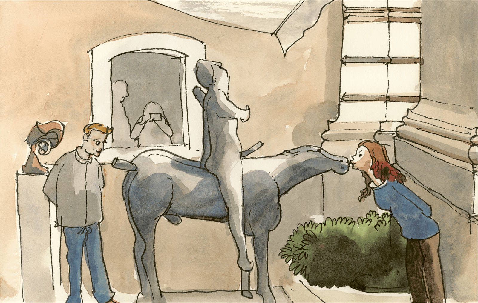 Image may contain Human Person Art Painting and Drawing