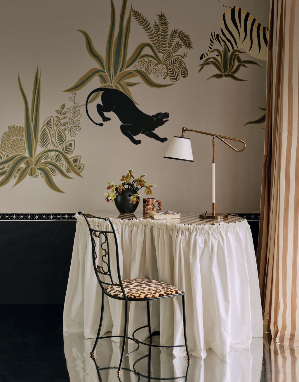 Image may contain Home Decor Furniture Indoors Interior Design Plant Tablecloth Flower and Blossom