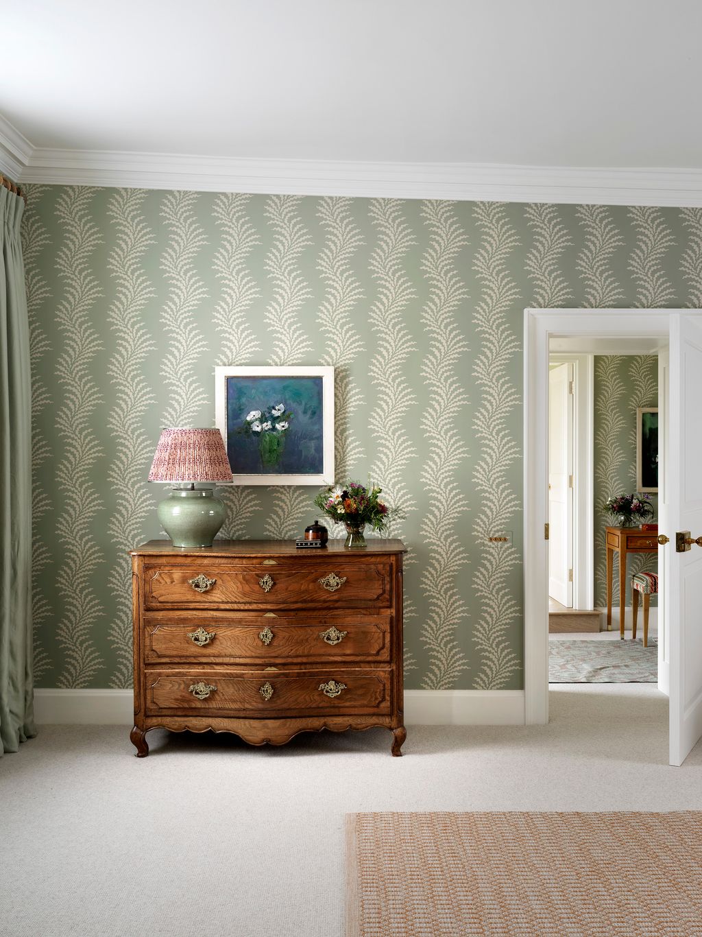 Image may contain Furniture Interior Design Indoors Room Sideboard Corner Cabinet and Dresser