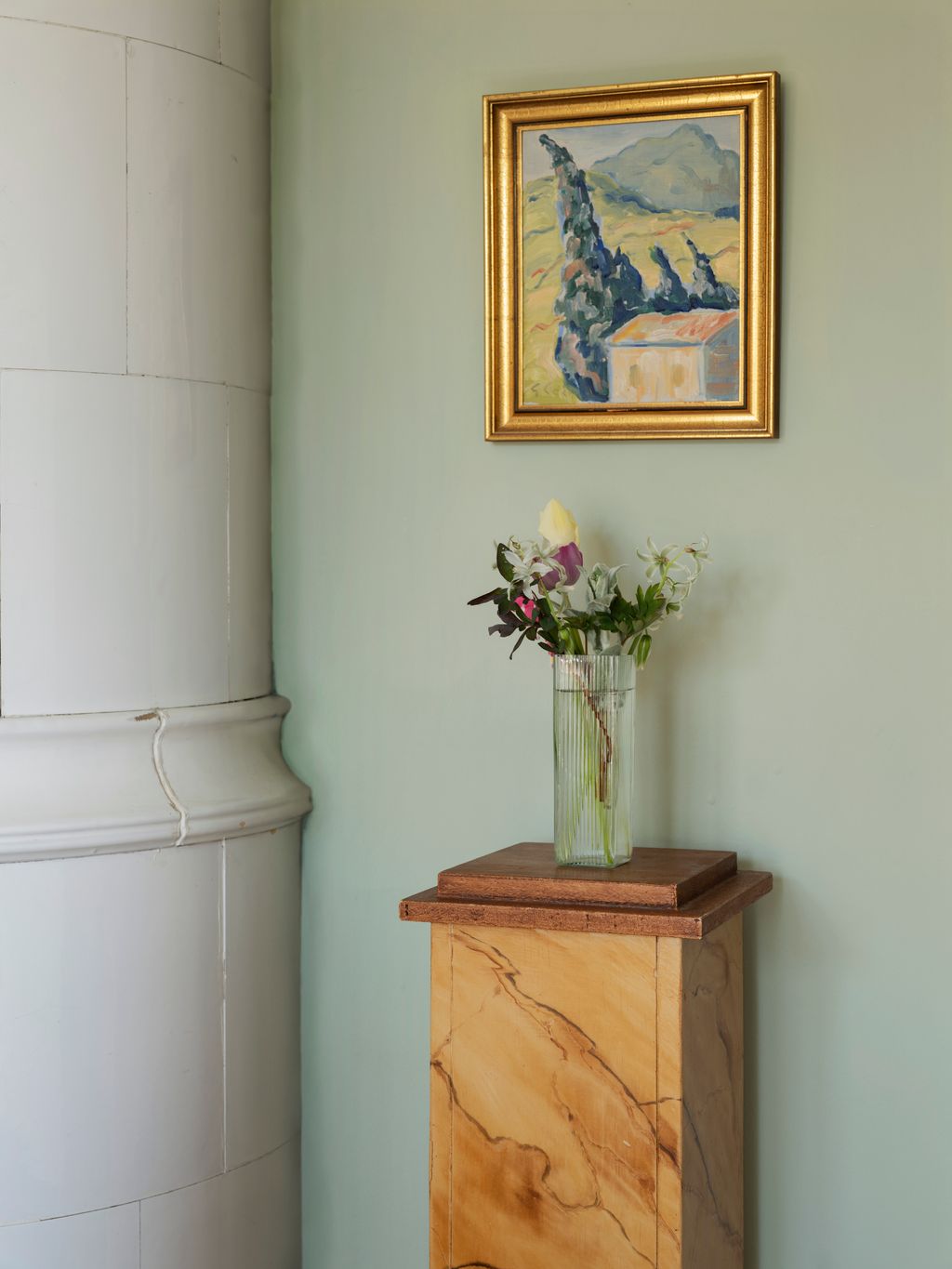 Image may contain Interior Design Indoors Plant Flower Blossom Flooring Flower Arrangement and Furniture