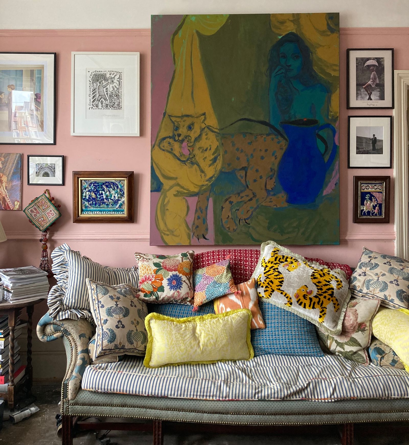 Image may contain Furniture Cushion Living Room Room Indoors Couch Pillow and Marie Laurencin