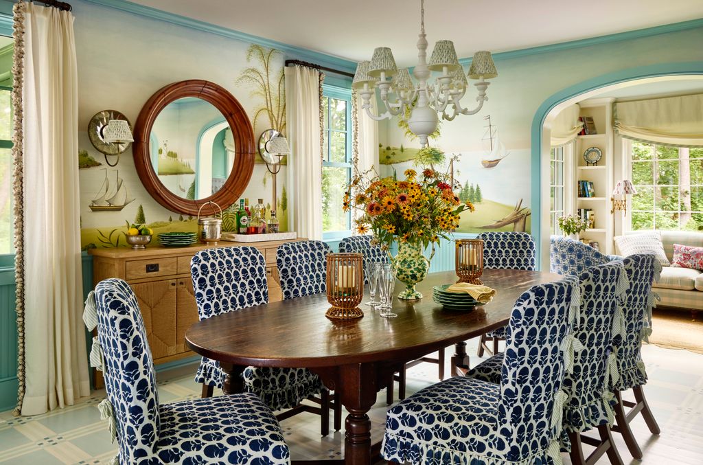 Furniture Chair Indoors Dining Room Room Home Decor Interior Design Dining Table and Table