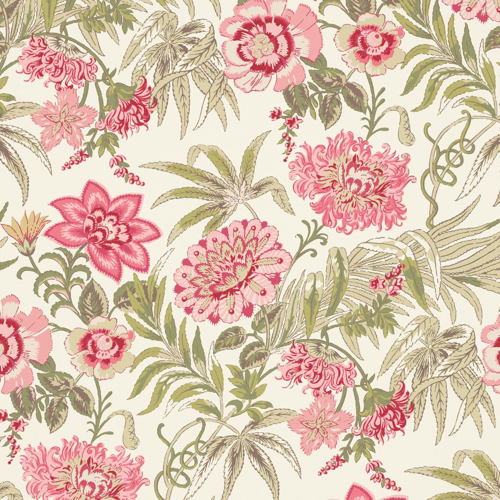 Outdoor fabric with floral design