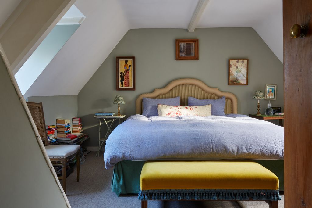 Image may contain Furniture Bed Indoors Room Bedroom and Interior Design