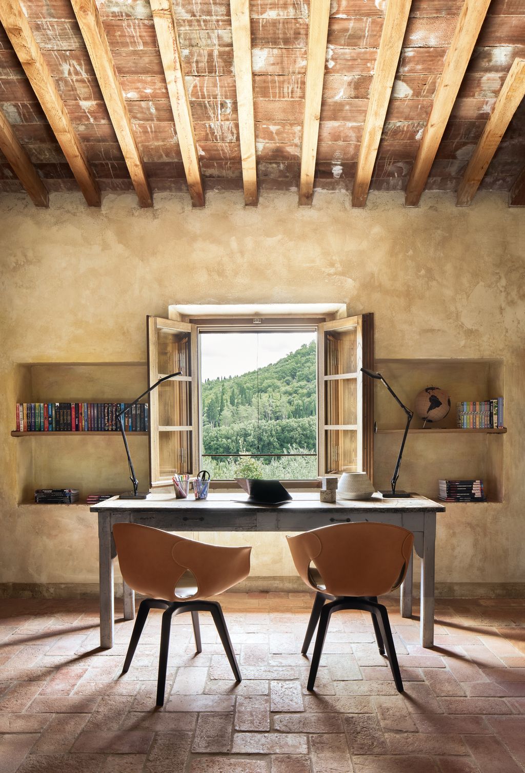 Image may contain Wood Furniture Chair Indoors Building Housing Plywood Hardwood Table and Loft