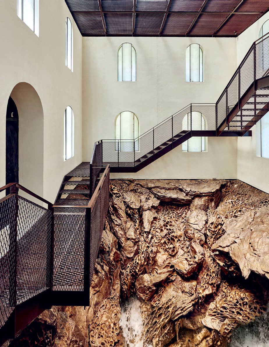 Image may contain Banister Handrail Railing and Staircase