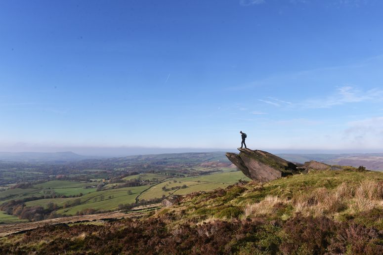 Image may contain: Nature, Outdoors, Human, Person, Slope, Countryside, and Hill