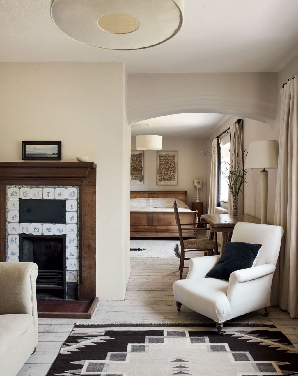 With its stone mullioned windows and roof peaked with gables there is something of the fantastical about this Dartmoor...