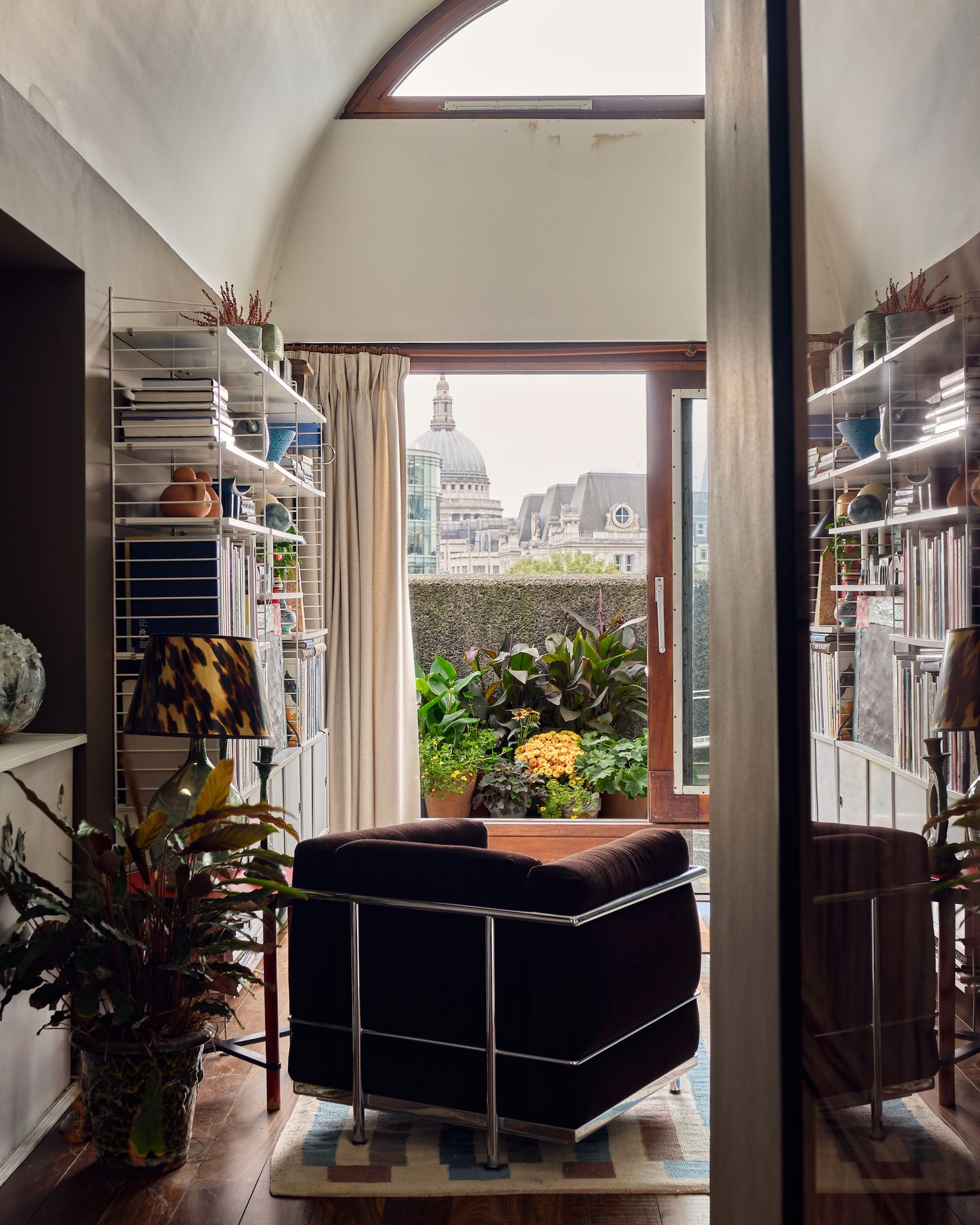 Designer Tom Morris' flat in the Barbican Estate
