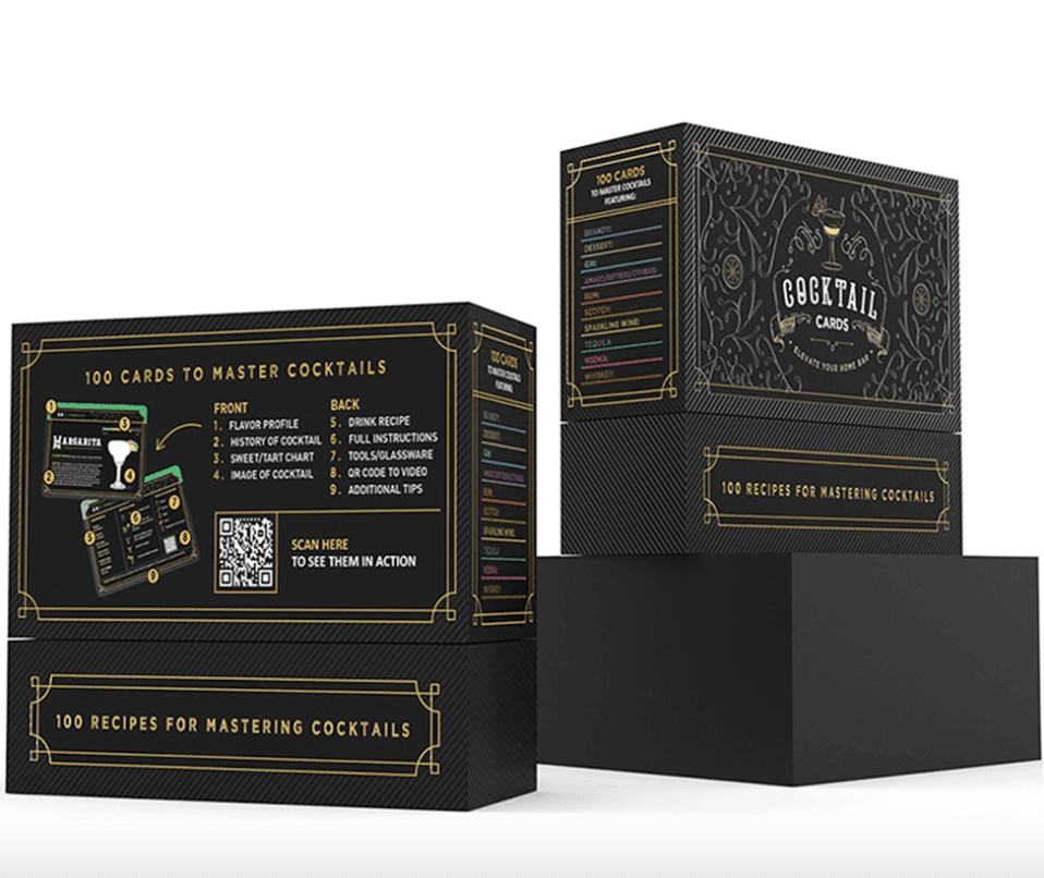 Cocktail Cards Set 39 from Harvey Nichols. Forget clunky recipe books because this handy set of recipe cards is the...