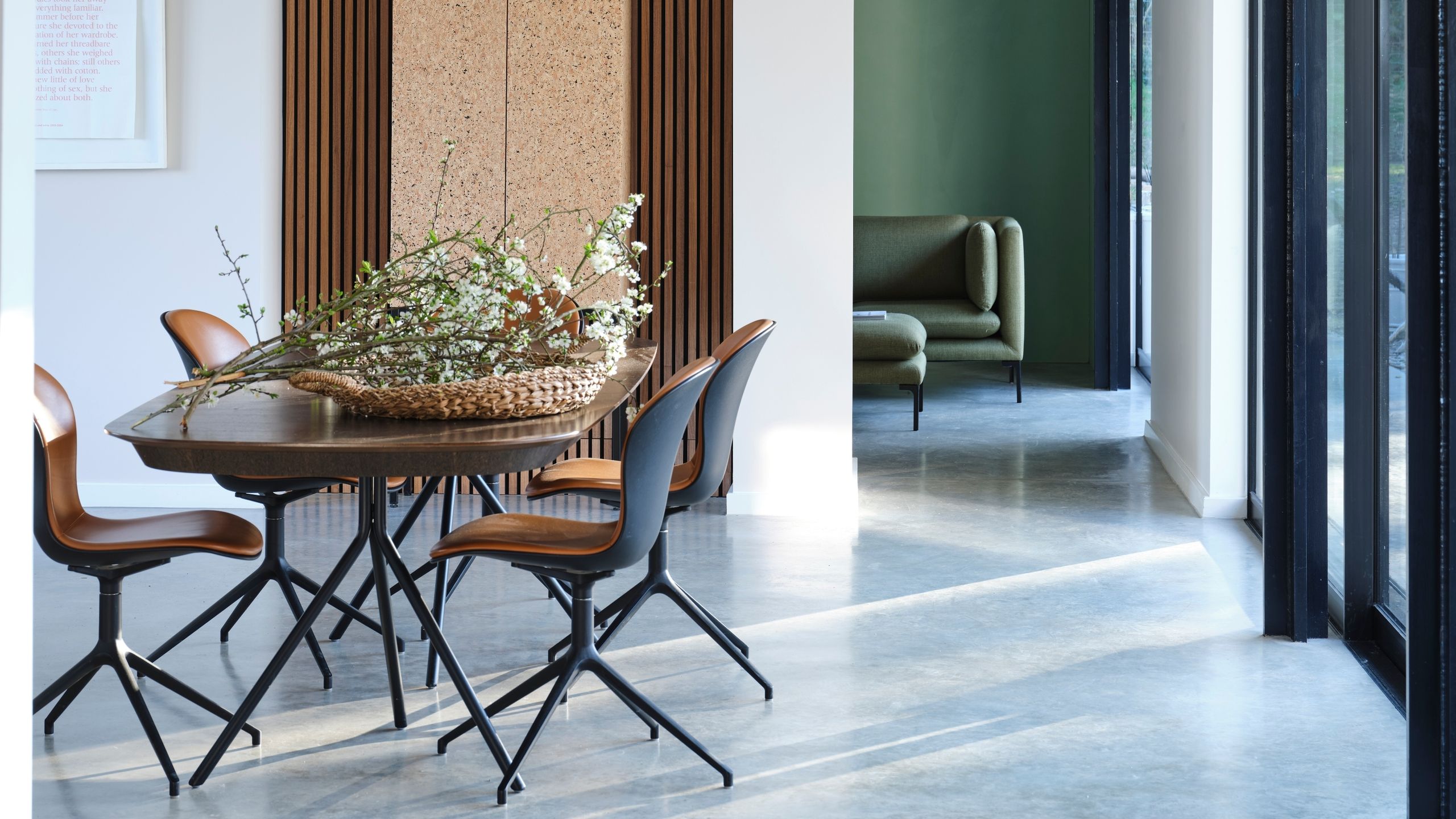 Image may contain Furniture Chair Flooring Room Indoors Table Dining Table Floor Dining Room and Tabletop