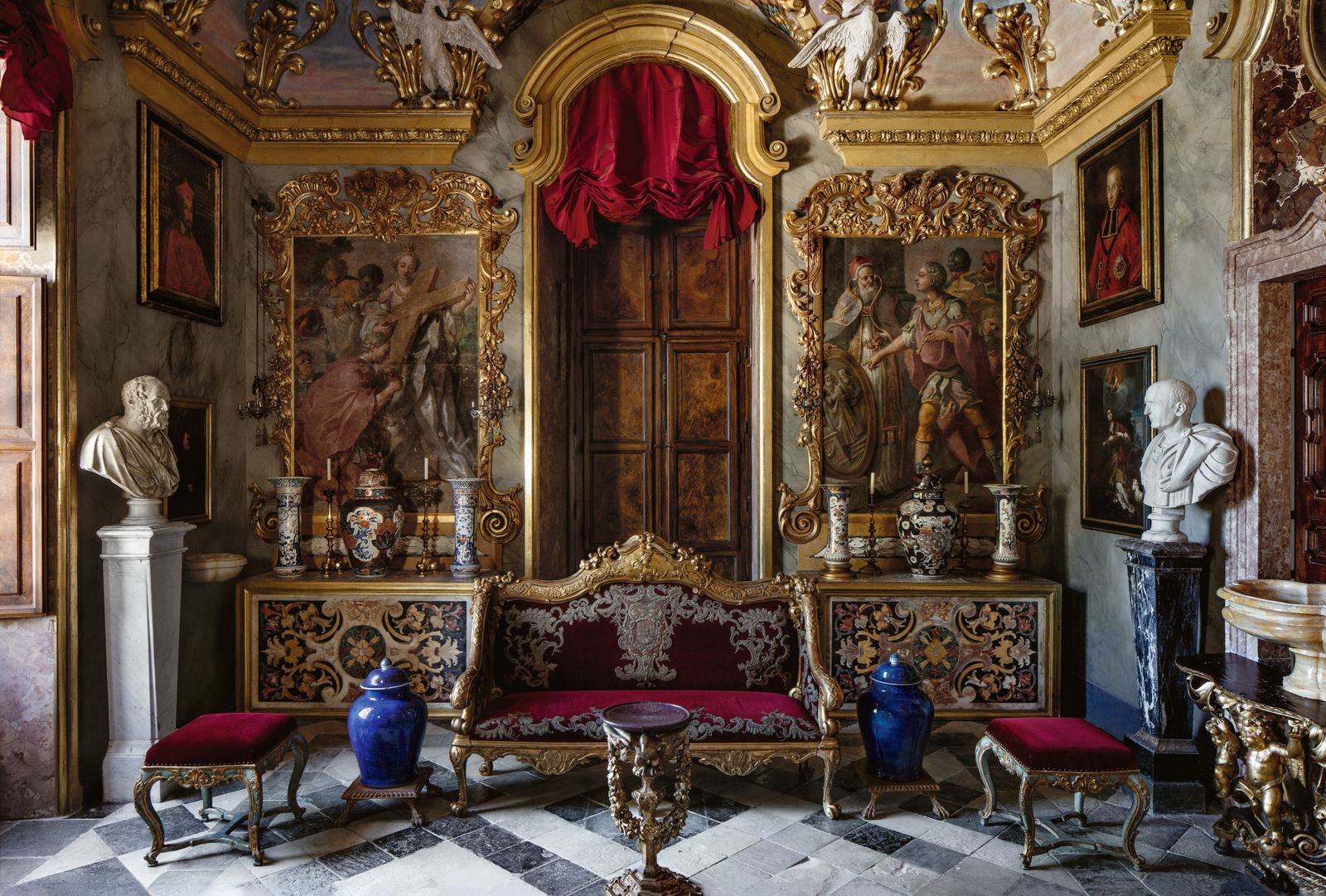 How Jacques Garcia restored the magnificent baroque interiors of his house in Sicily
