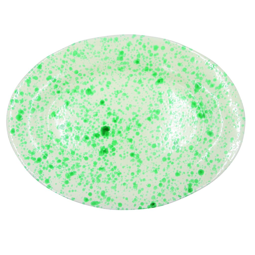 ‘Splatter clay serving platter  80 from Hot Pottery