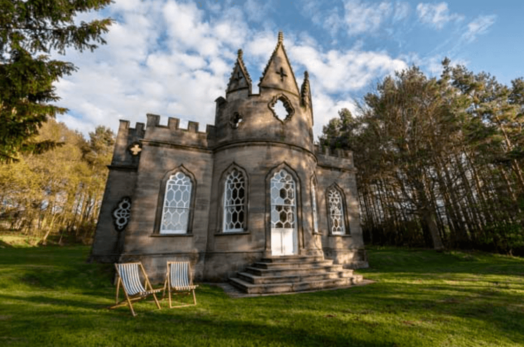At the edge of the National Trust's Gibsie estate is the 18thcentury Gothic folly the Banqueting House. Overlooking a...