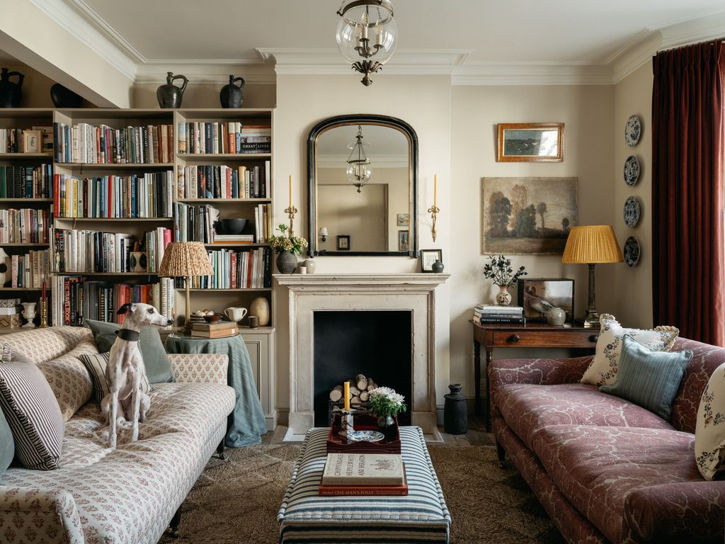 Interior designer Charlotte Boundy has brought warmth and colour  to her house in Shepherds Bush. In the sitting room...