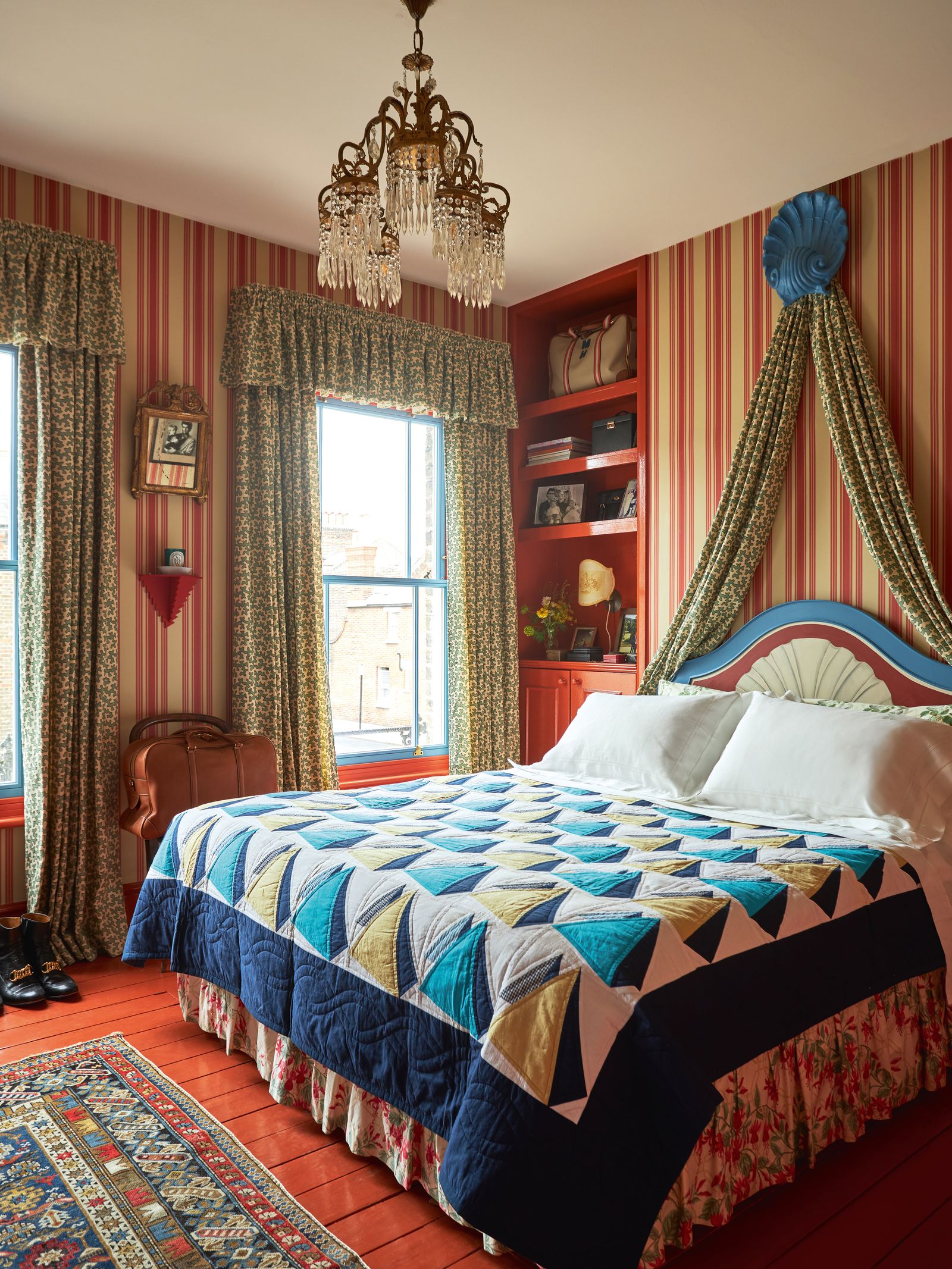 Max Hurd's London house is theatrical and flamboyant throughout.