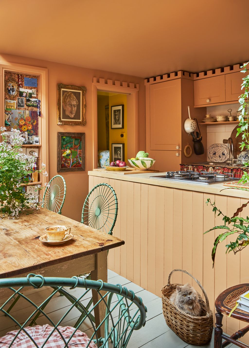 Max decided to retain the original kitchen whilst working out how he might want to change the layout in future.