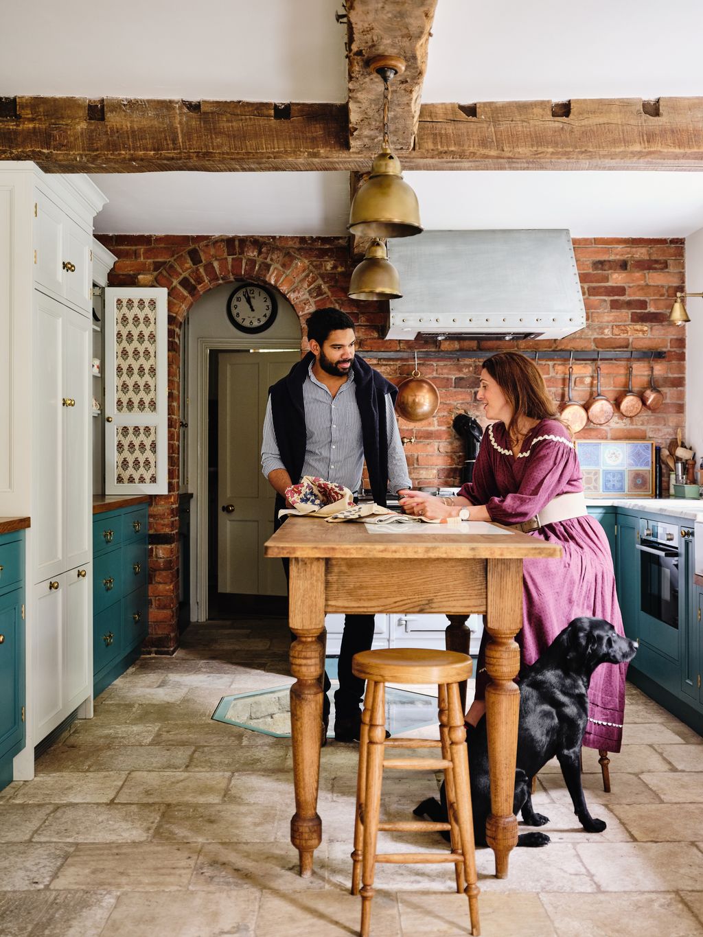 With owner Rosie Hayes at a Wiltshire project incidentally the house was the scene of Roberts first decorating job.