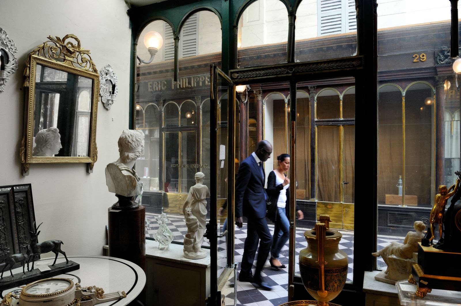 A glorious antiques shop full of history.