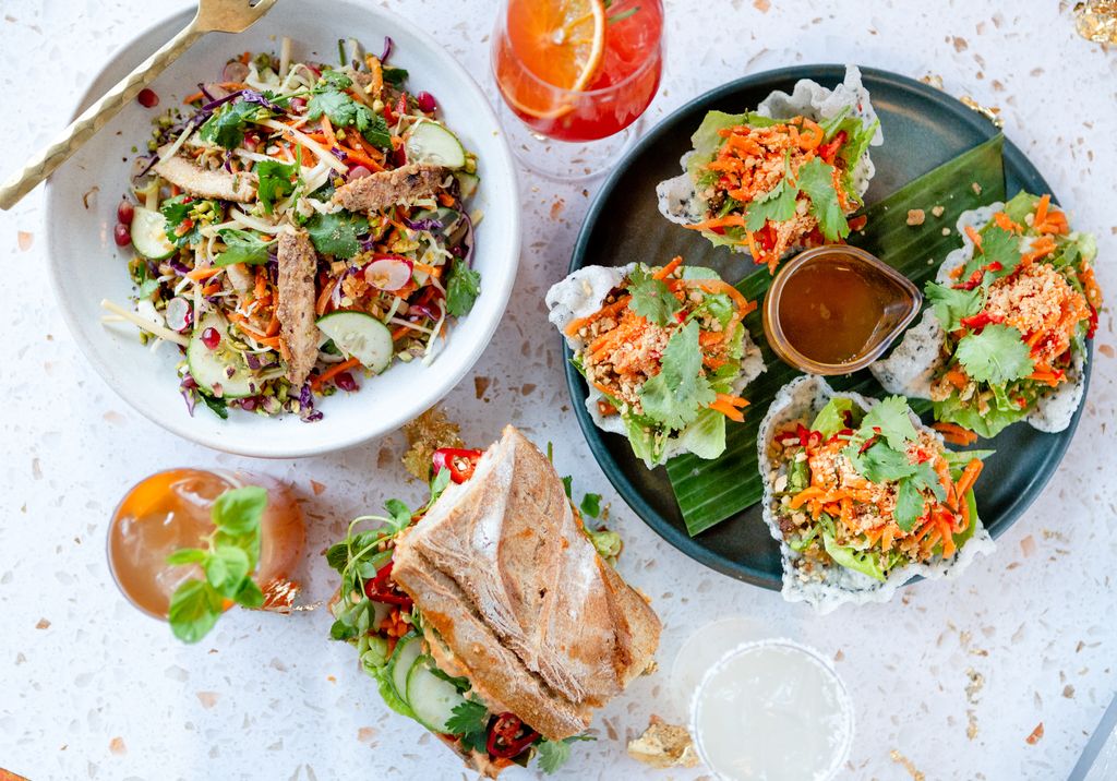 This allvegetarian mainlyvegan restaurant has been a Soho staple for London veggies since 1988. The menu has an...