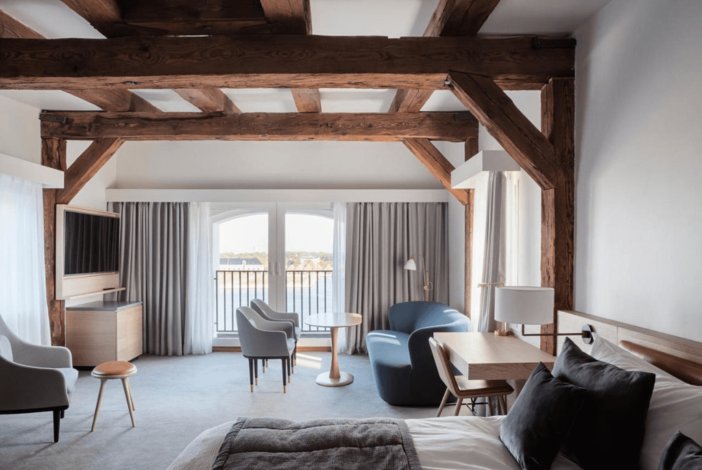 Best Copenhagen hotel for rustic charm and river views  Once a grain warehouse the Admiral Hotel is now a massive hotel...