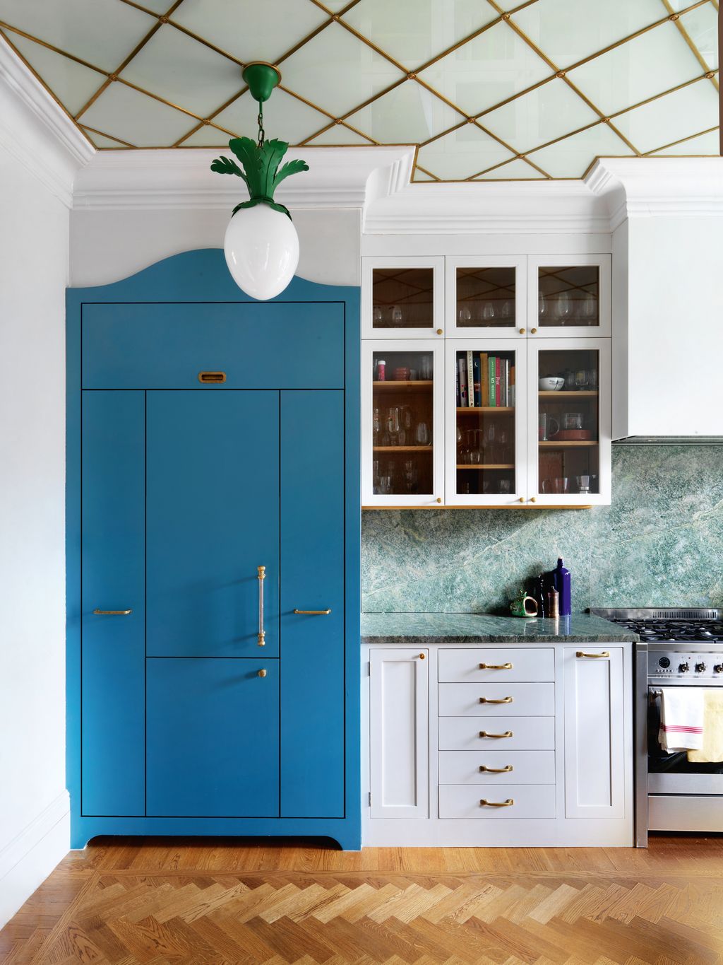 The ceiling in interior designer Beata Heumans own kitchen was influenced by those found in traditional cafs in...