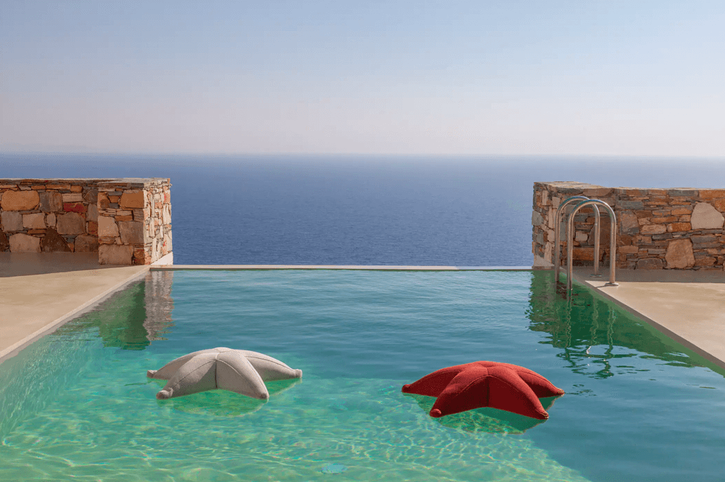 High up on the windblasted cliffs of Sifnos Greece's foodiest island sits the grand Villa Avlaki. Beautifully appointed...