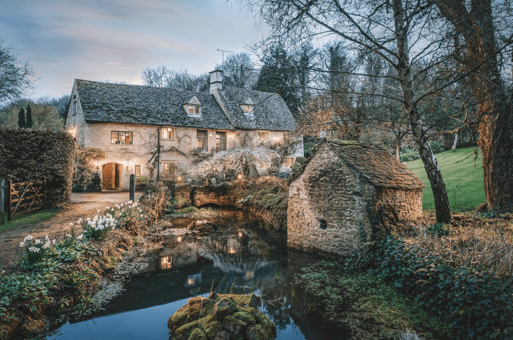 There must be magic in the honeycoloured stones here. An ancient millhouse fixed between acres of private woodland and...