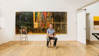 In the studio with the painter Christopher LeBrun