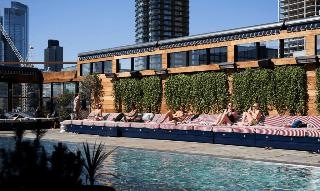 On the rooftop of a converted warehouse one can find swathes of coollydressed offduty DJs and ebullient creative...