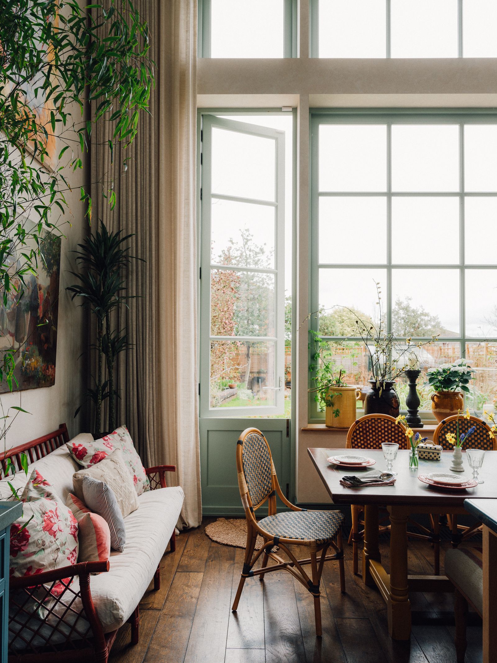 For the windows Katie found that timber contributed a much gentler aesthetic than steel Crittall windows. “They are...
