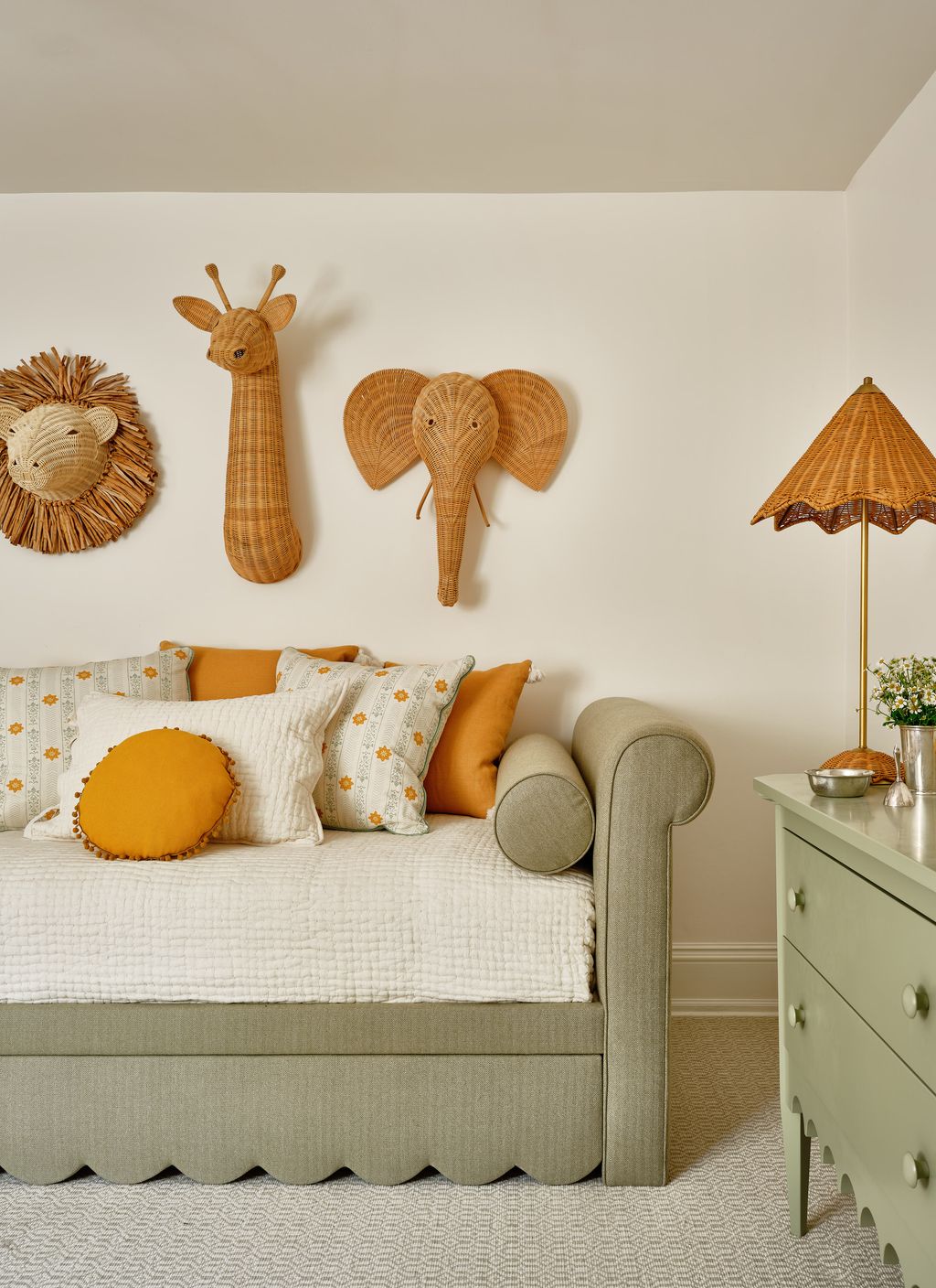 Chauncey sought to ensure that the newborn's room would not only be comfortable for the baby but also for her clients....