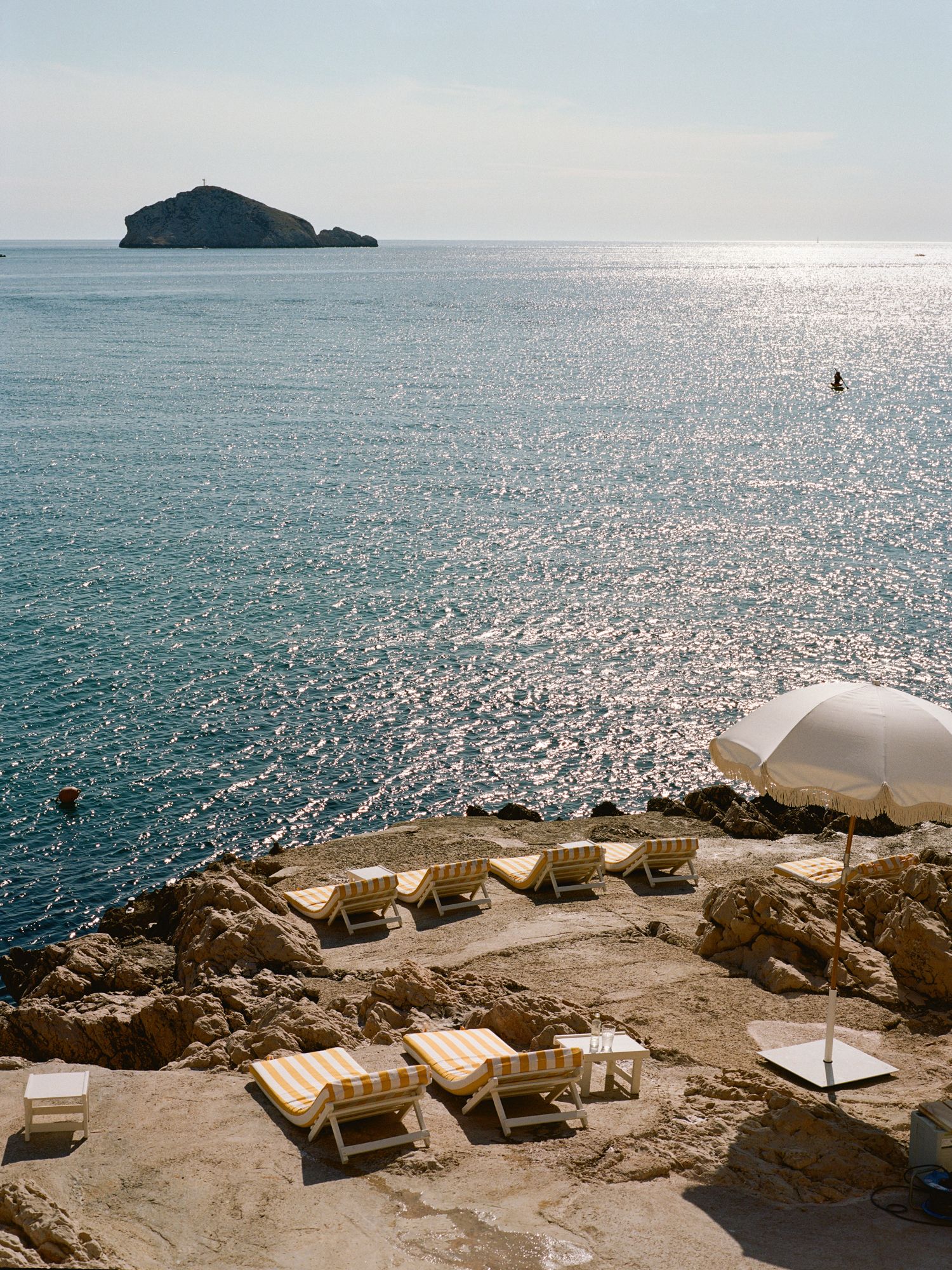 Glorious views of the Mediterranean from the popular Tuba club