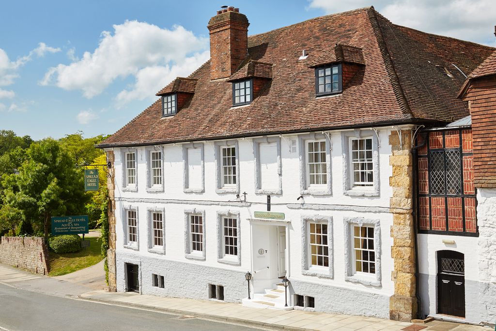 The Spread Eagle in the market town of Midhurst has claims to be one the oldest coaching inns nbsp thats a resting place...