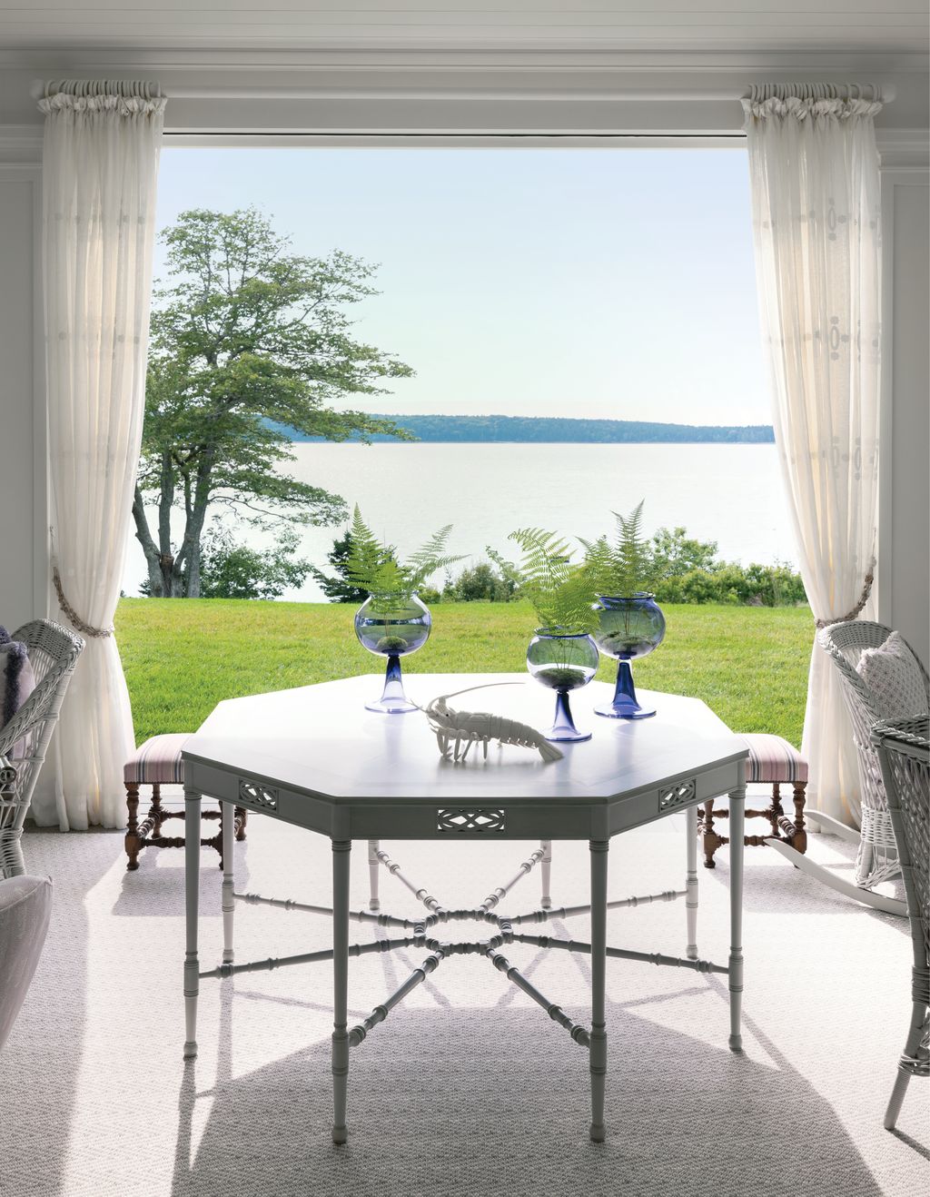 One of the many joys of this reinvented house is its connection with the coastal setting which is significantly enhanced...