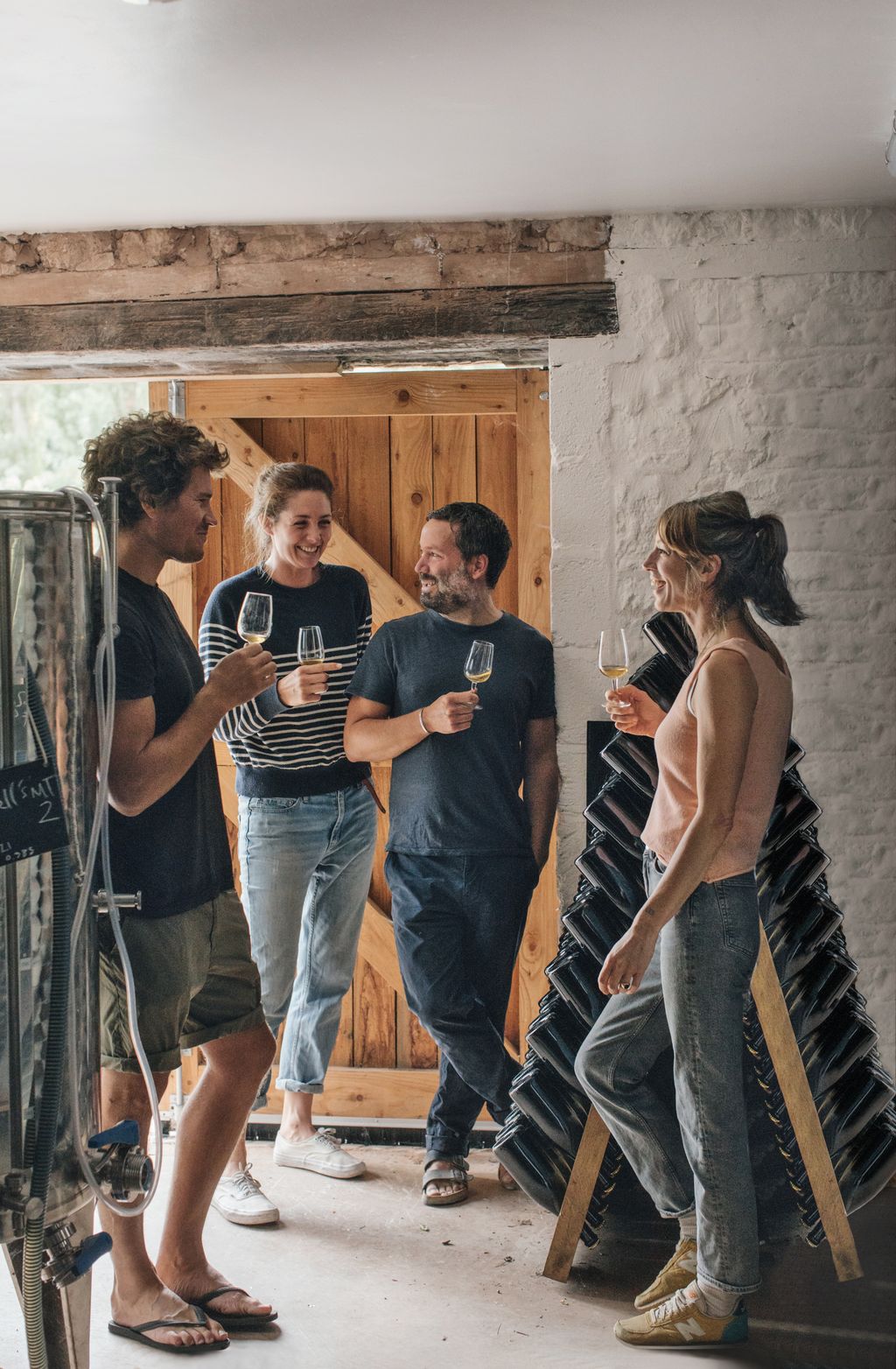 Clare at one of the traditional Devon orchards managed by Find  Foster founders Mat and Polly Hilton . They work with...
