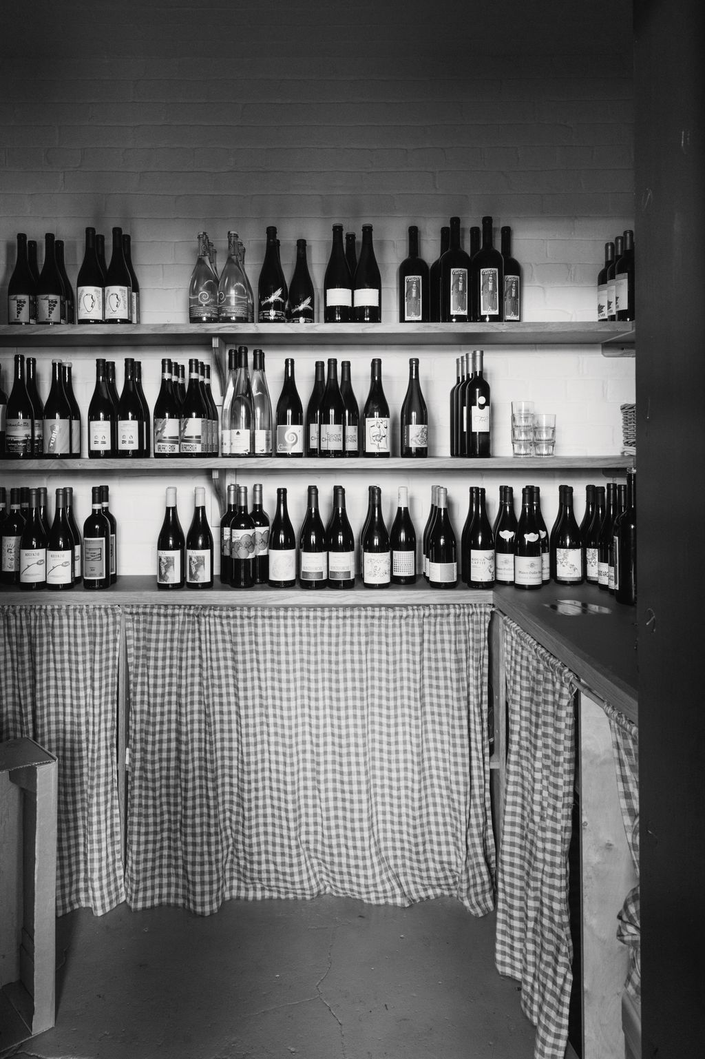 Some of the wine comes from local importers through Alex Fitton at Pullo who also connected them with Mat and Polly...