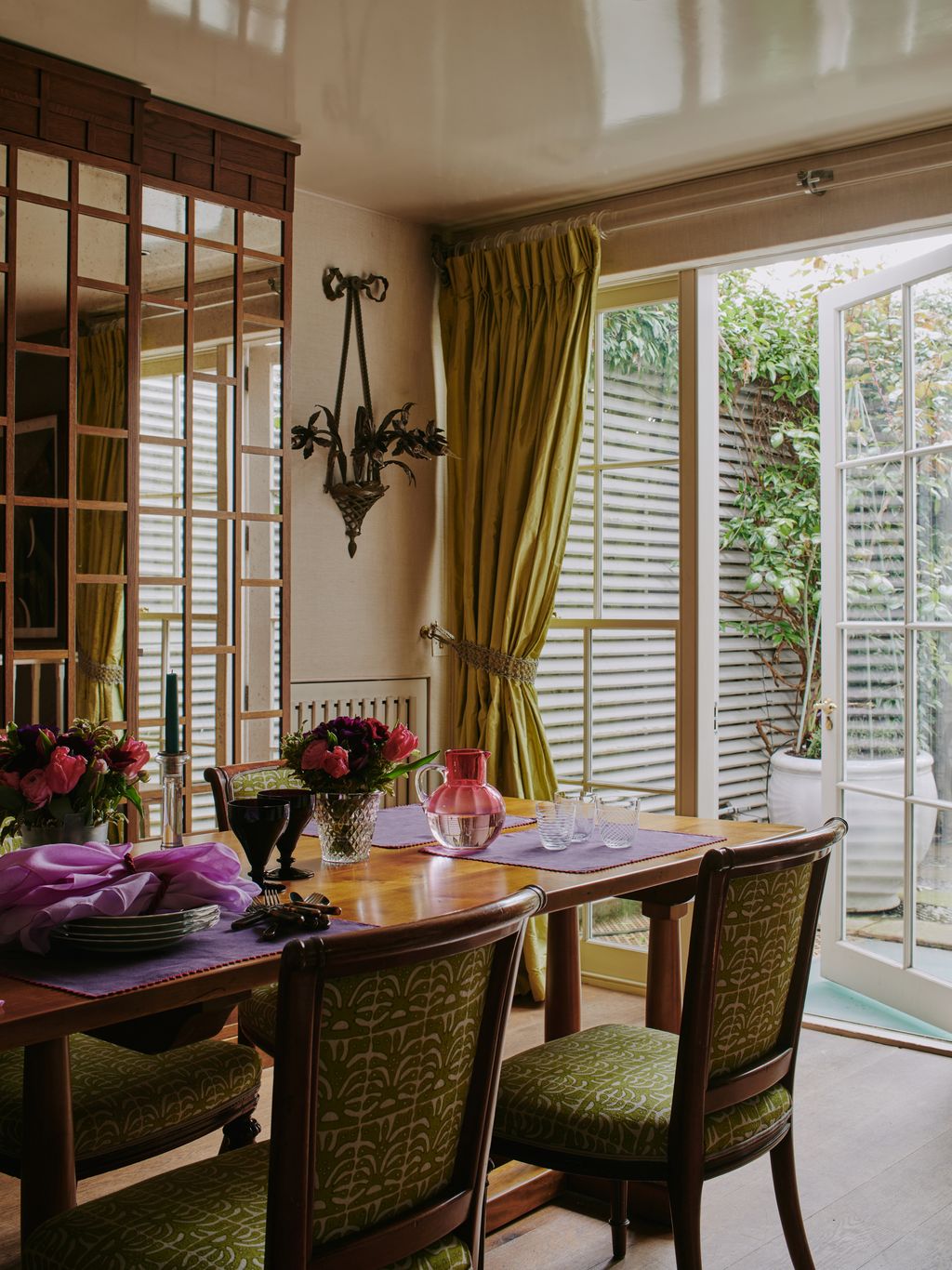 ‘The dining room sconces were my first buy for myself from Guinevere and the beginning of a lifelong friendship with...