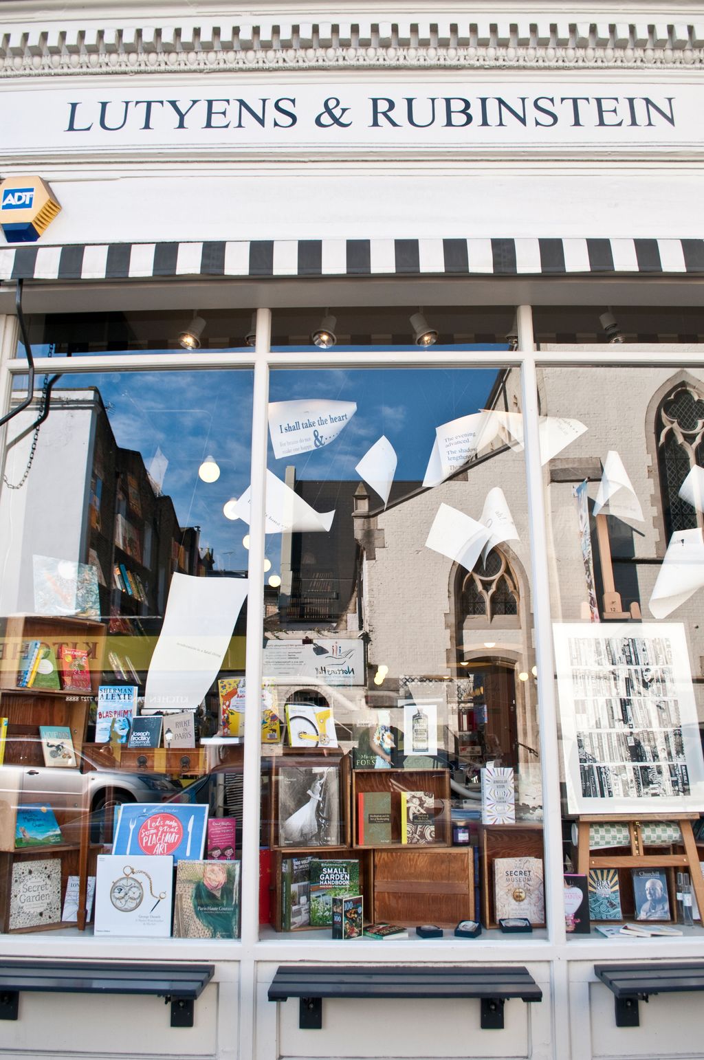 There is something quite tantalising about Lutyens  Rubinstein's distinguished striped awning  you instinctively feel...