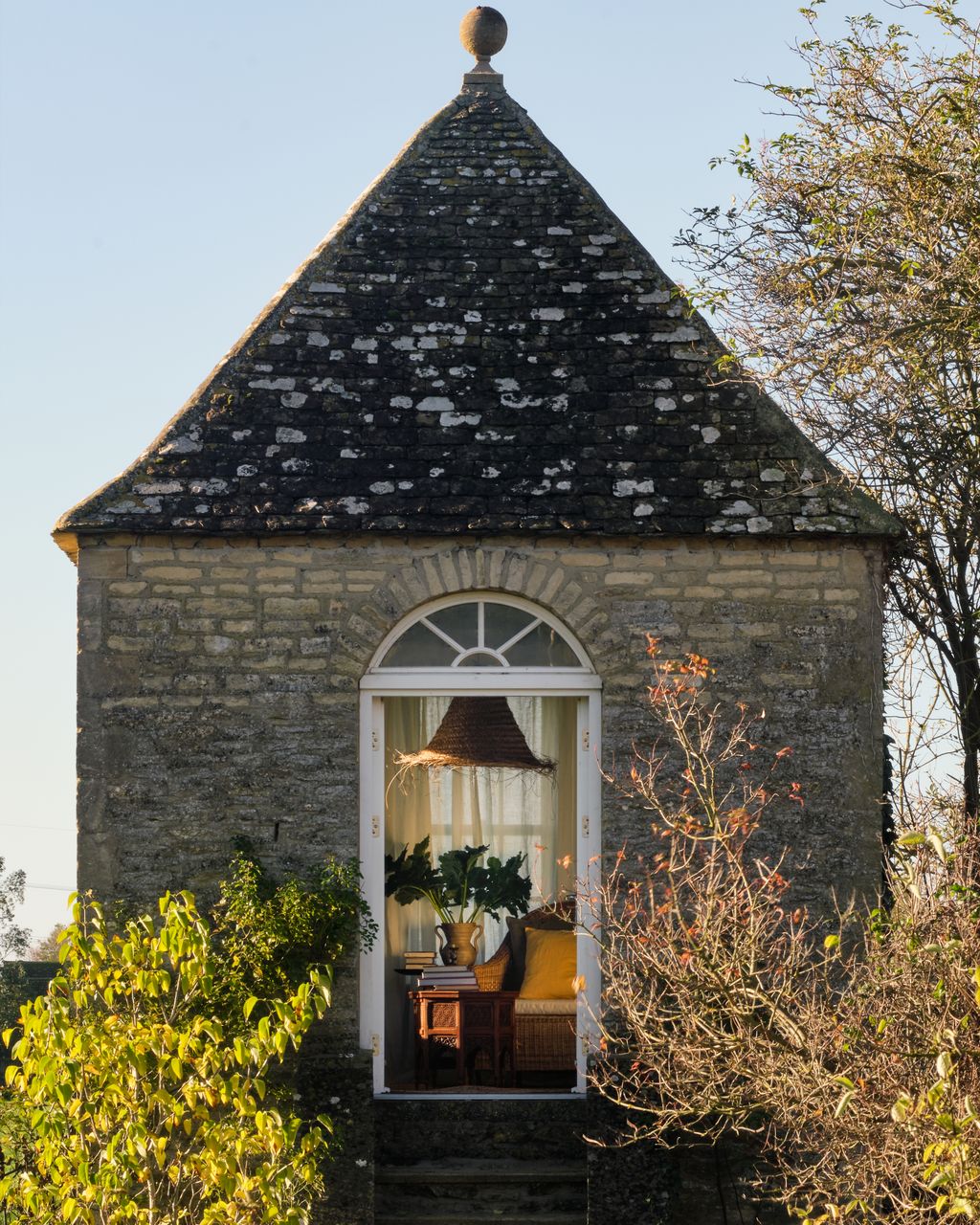 ‘The garden has a lovely summer house built in the 1990s. We turned the ‘folly into a place fun enough for the children...