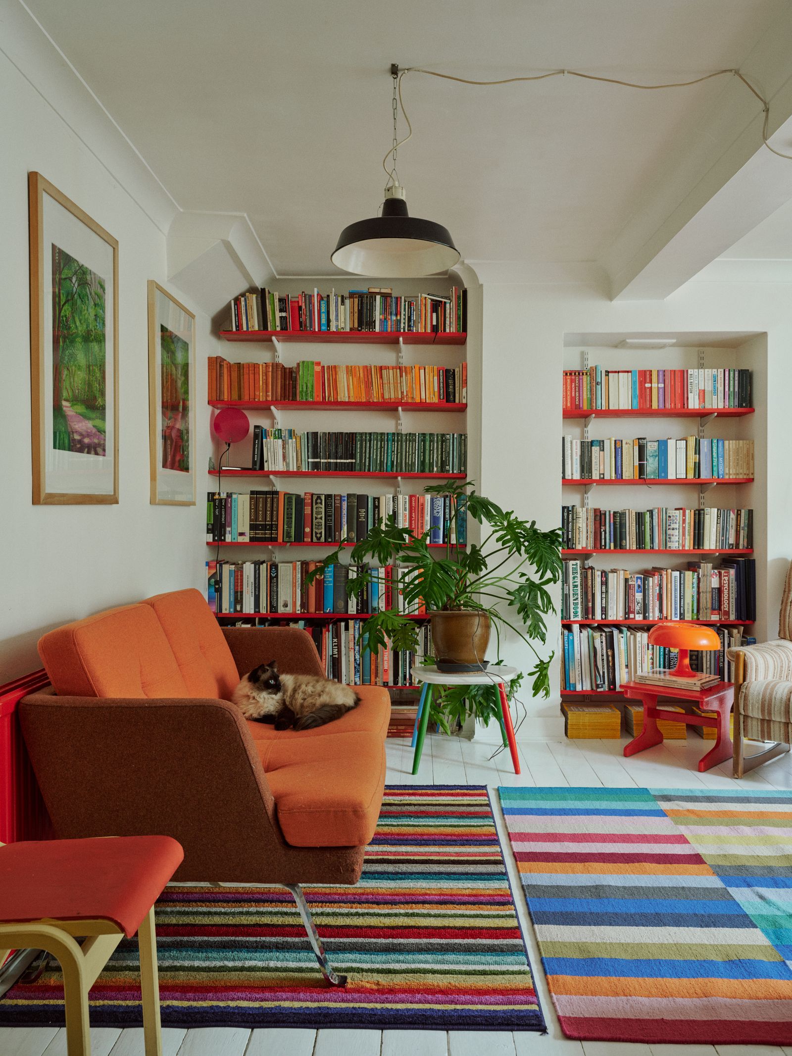 A Hackney maisonette largely furnished with secondhand finds