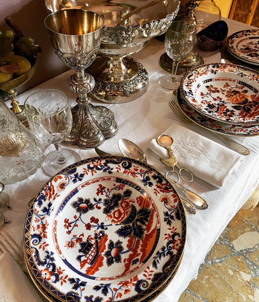 A display at Antiques Nicolaci owned by Noto native Rachel Bartoli.