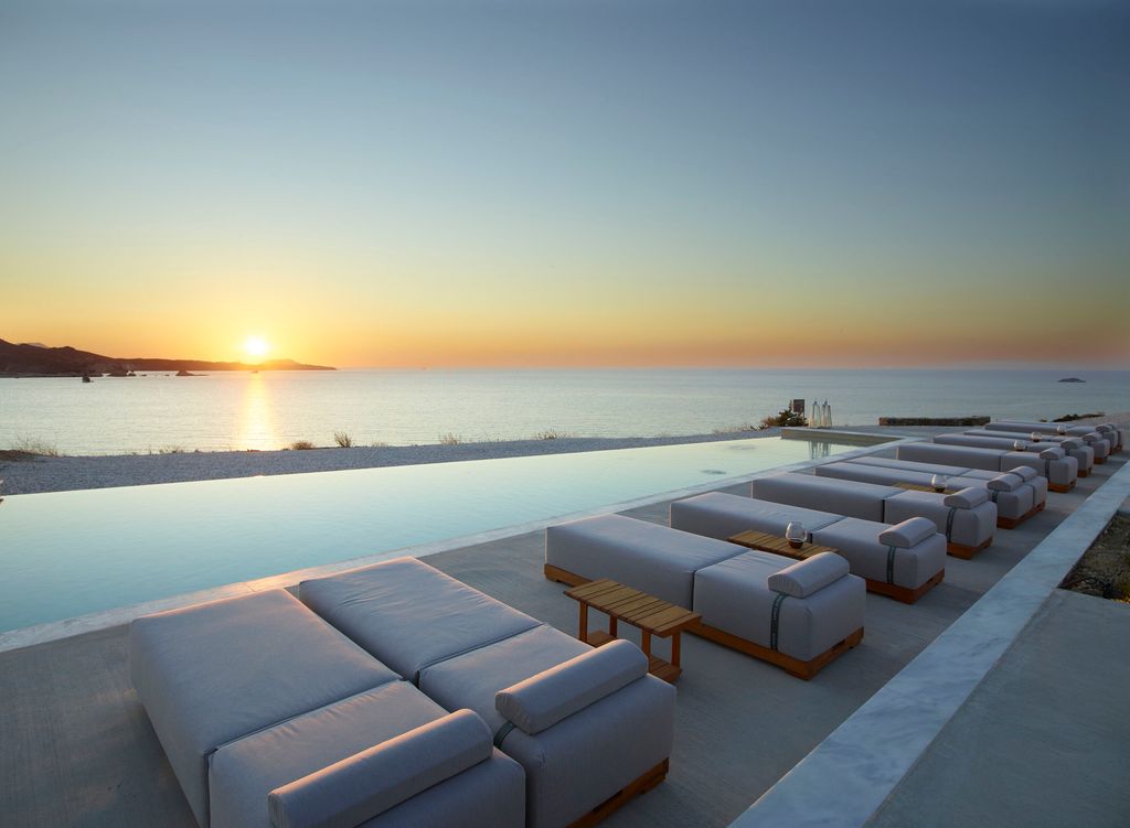 Best for a luxury adultsonly boutique hotel  The stark moonwhite cliffs of Milos have made it one of the countrys most...