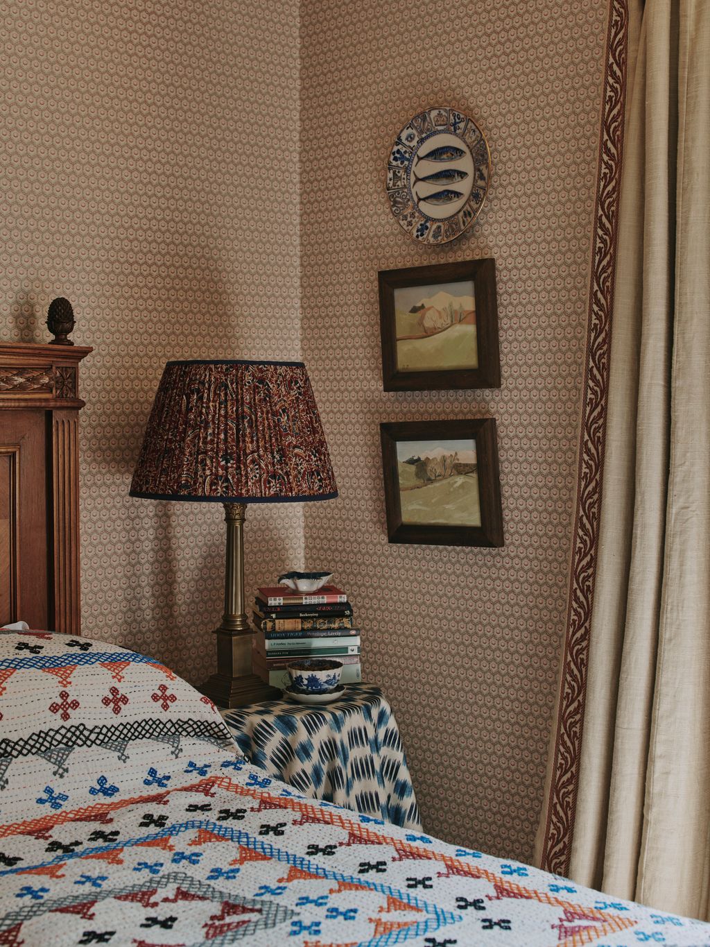 Patrick O'Donnell transformed a spare bedroom in his Worcestershire village home into a warm inviting space using a...