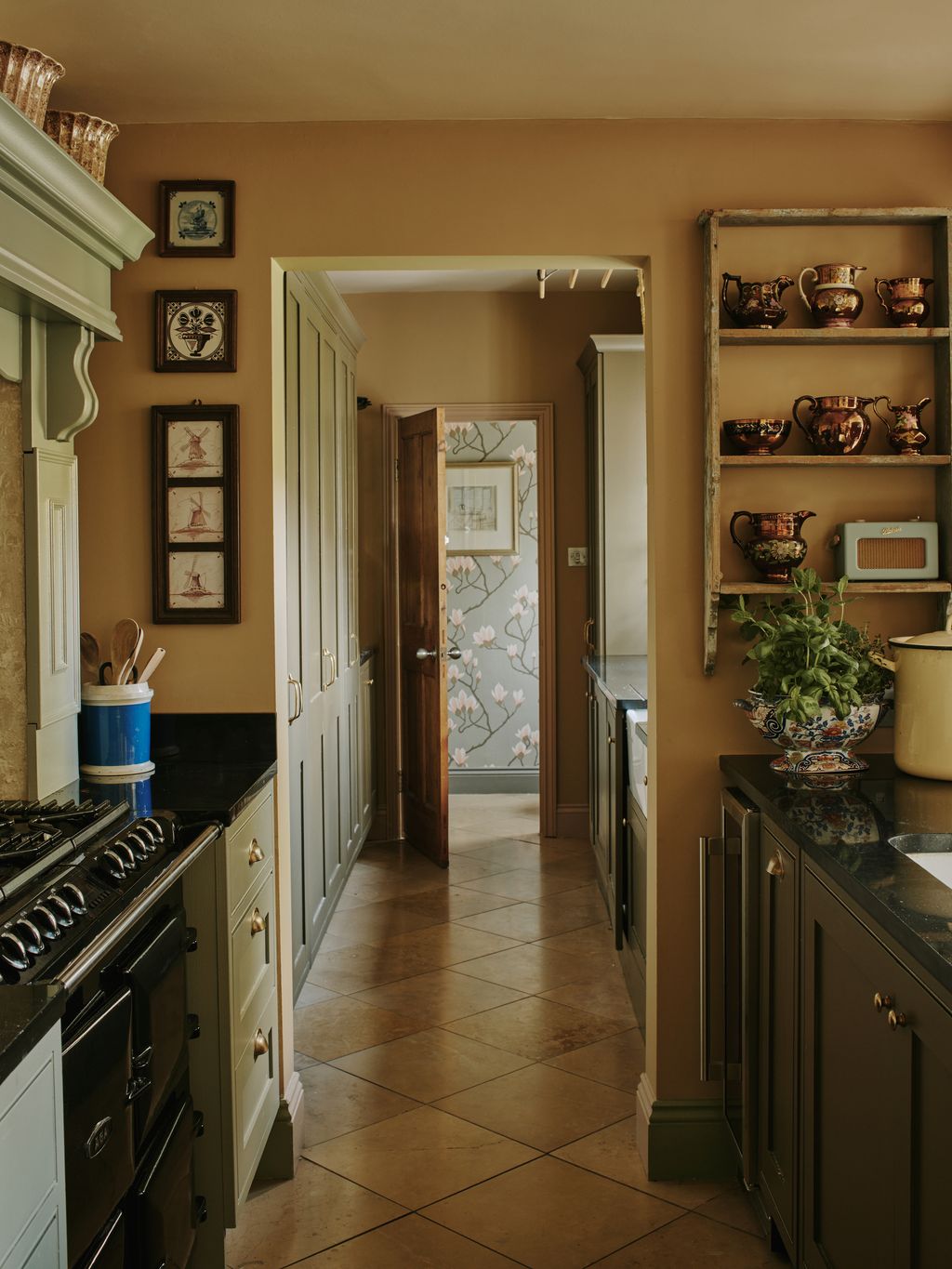 Delft tiles aren't exclusively for tiling with as Tamsin Saunders of Home  Found demonstrates in this London house she...