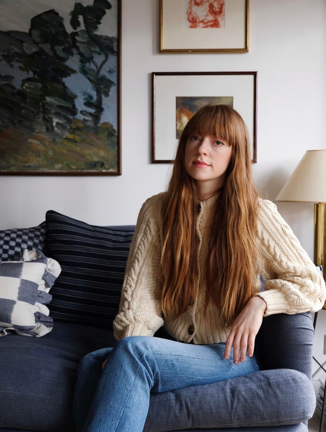 Eleanor CordingBooth at home in her Barbican flat.