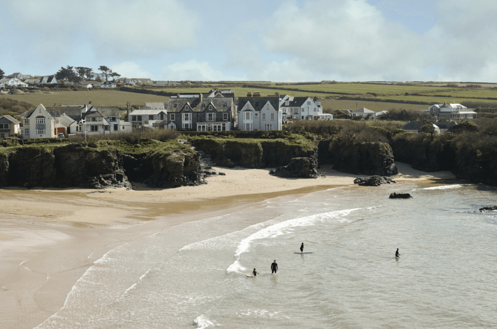 The Net Loft in Trevone Bay where Eleanor stayed for a part of her experimental month out of London.